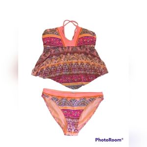 No Boundaries 2 piece Swimsuit Size L